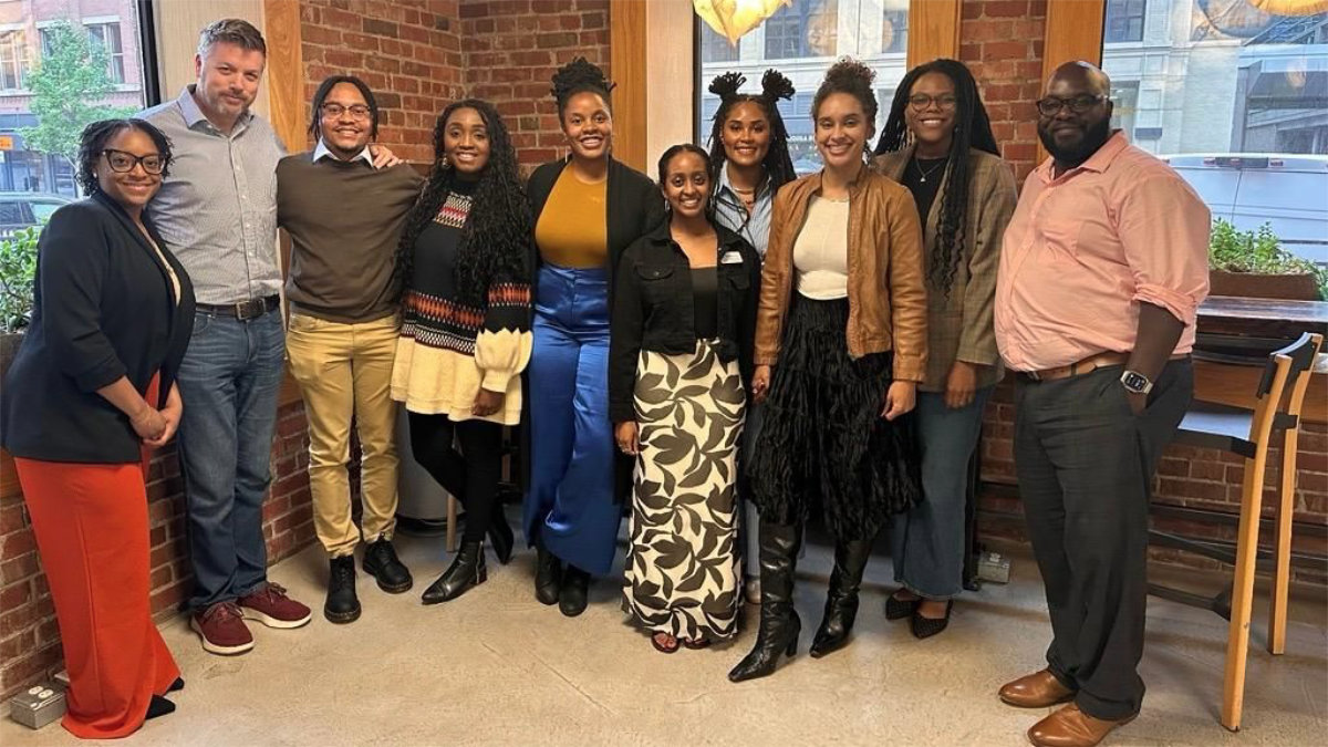 Pictured: Jazmyne Peters, Ben Ralston, Anthony Sanford, Akua Pokua-Nuako, Elisabeth Booze,Ruth Woldemichael, Keturah Kiper, Amber Clifford, Tera Jones, Joseph Graves
